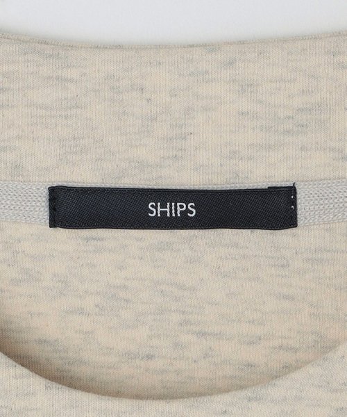 SHIPS MEN(シップス　メン)/*SHIPS: テレワーク ビズ ワンポイントロゴ ハイゲージ ダブルニット クルーネックスウェット/img32