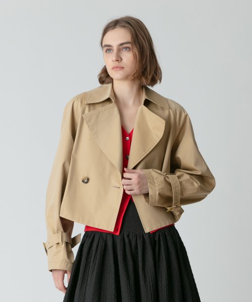 ショートトレンチコート 