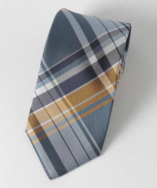 カラーバスケットコンビチェックタイ ネクタイ・カフスボタン U1299317871(10010円)