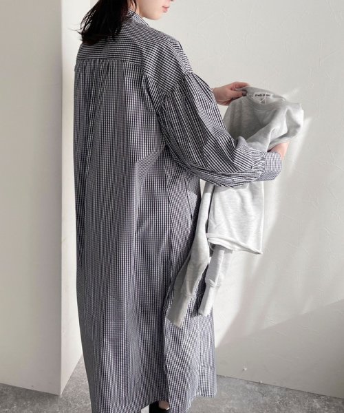 【GEVACO/ゲバコ】タイプライターバンドカラーシャツワンピース 人気・おすすめ｜使いやすい・旅行におすすめ 品質保証 全国発送 正規品・日本国内発送・安心保証付き