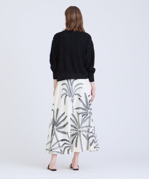 フリンジカーディガン 