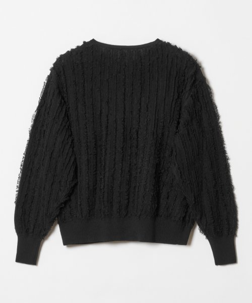 フリンジカーディガン 