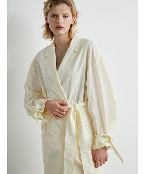 ロングトレンチコート 予めご了承ください