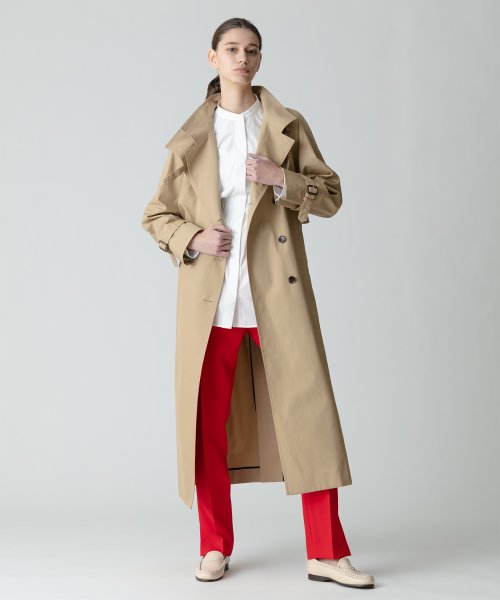 オーバーラップスタンドコート 