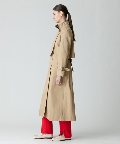 オーバーラップスタンドコート 