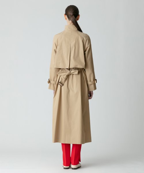 オーバーラップスタンドコート 