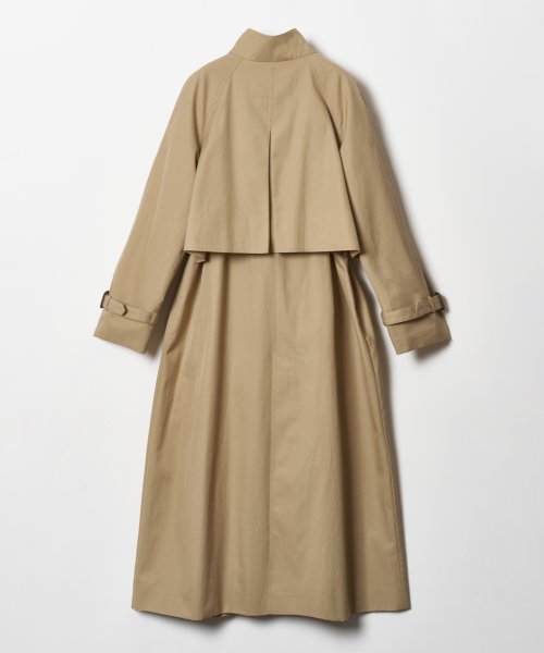 オーバーラップスタンドコート 