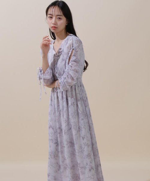 JILL by JILL STUART(ジル バイ ジル スチュアート)/◇ビッグフラワーシャーリングワンピース　WEB限定カラー：レッド/img17