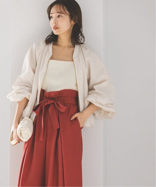 メタルタイプライターパフブルゾン 