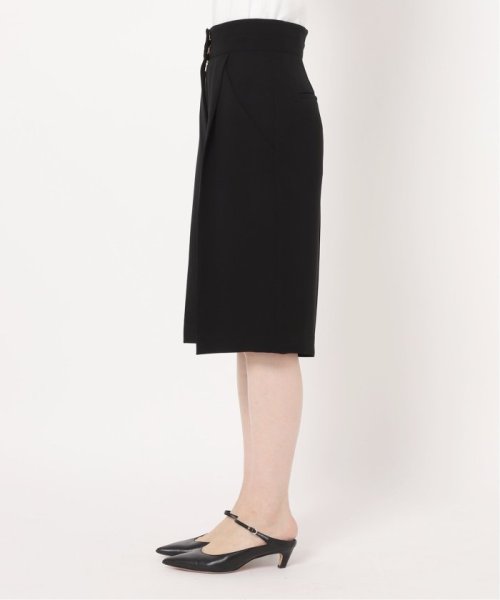 ドレープサテンダブルベルトハーフパンツ 