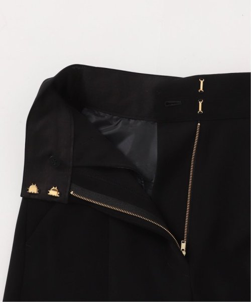 ドレープサテンダブルベルトハーフパンツ 