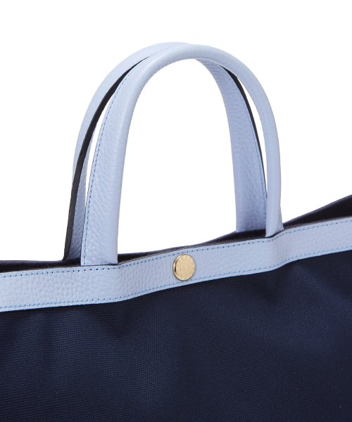 【Breath TOPKAPI】NORM ノーム リサイクル ポリエステル シュリンクレザー コンビ B5 トート バッグ NORM ノーム