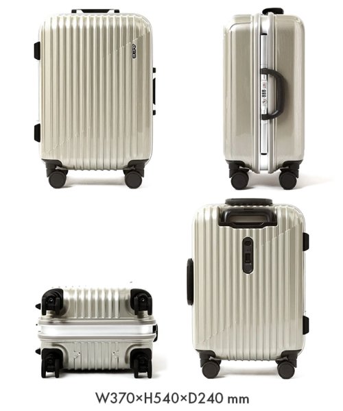 ACE(エース)/エース スーツケース 機内持ち込み Sサイズ SS 30L ストッパー付き フレームタイプ ACE 05106 キャリーケース キャリーバッグ/img03