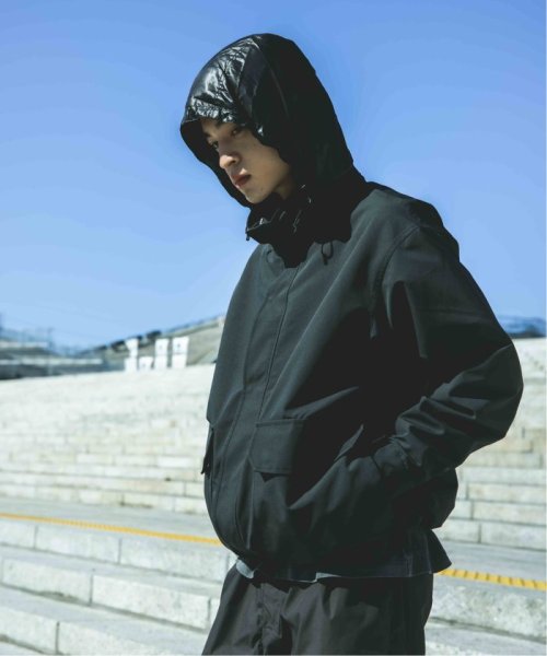 【LASKA AERO / ラスカエアロ】 ショートスタンド マウンテンパーカー 