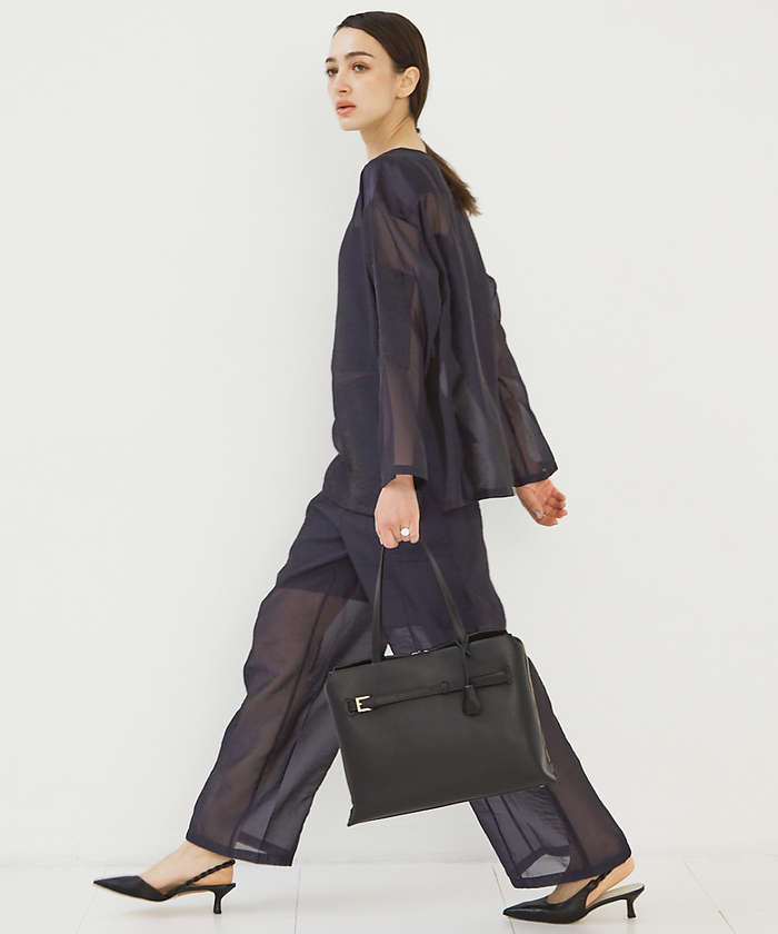 ロウェル シングス（LOWELL Things）/【BAILA掲載】Squlay/ベルテッドセパレートトートL BAILA掲載】Squlay/ベルテッドセパレートトートL(505876438)｜阪急