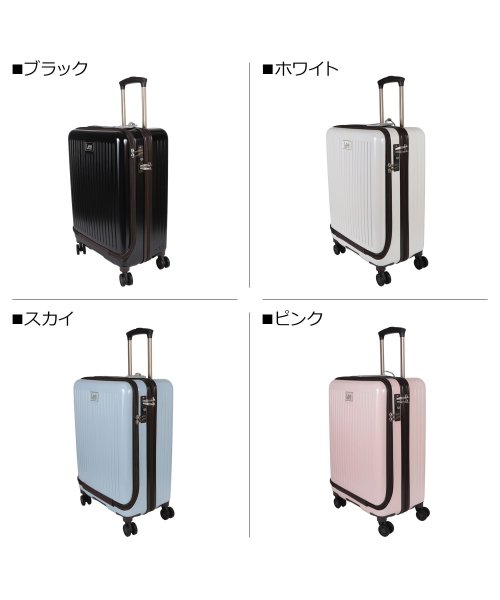 Lee(Lee)/Lee リー キャリーケース バッグ スーツケース メンズ レディース Sサイズ 53L 22インチ TSAロック搭載 ハードキャリー SUIT CASE ブラ/img01