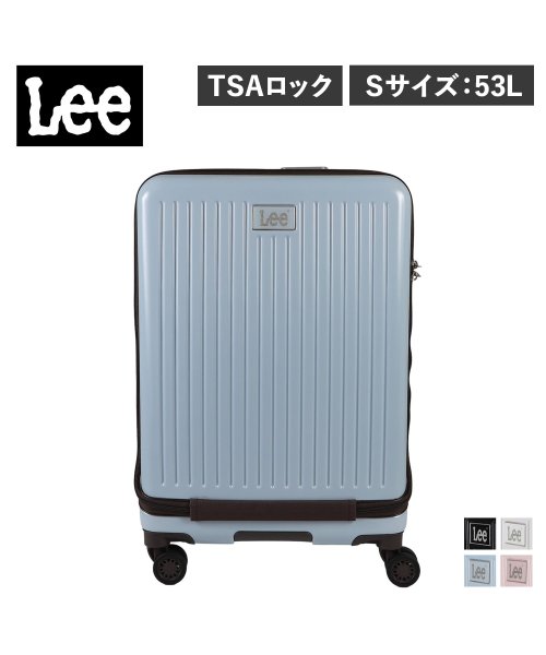 Lee(Lee)/Lee リー キャリーケース バッグ スーツケース メンズ レディース Sサイズ 53L 22インチ TSAロック搭載 ハードキャリー SUIT CASE ブラ/img16