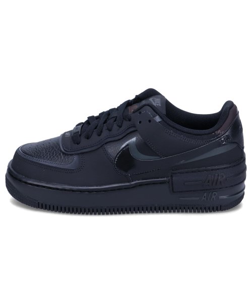 NIKE(ナイキ)/NIKE WMNS AIR FORCE 1 SHADOW ナイキ エアフォース1 シャドウ スニーカー レディース ブラック 黒 FB7582－001/img02