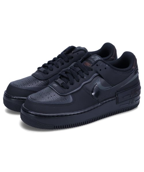 NIKE(NIKE)/NIKE WMNS AIR FORCE 1 SHADOW ナイキ エアフォース1 シャドウ スニーカー レディース ブラック 黒 FB7582－001/img06