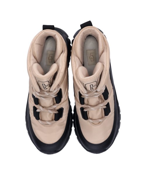 UGG アグ ブーツ ヨセ パッファー レース レディース 厚底 防水 YOSE PUFFER LACE ベージュ 1143844 UGG アグ ヨセ パッファー レース YOSE PUFFER LACE