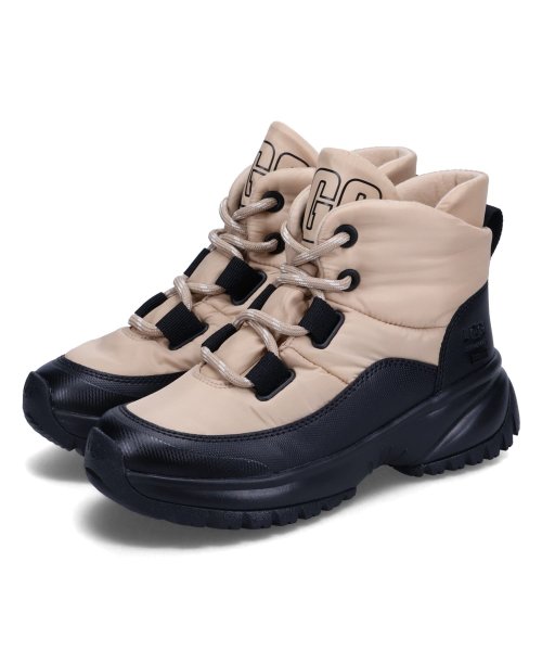 UGG アグ ブーツ ヨセ パッファー レース レディース 厚底 防水 YOSE PUFFER LACE ベージュ 1143844 UGG アグ ヨセ パッファー レース YOSE PUFFER LACE