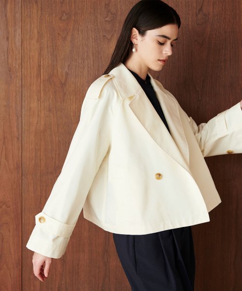 ショートトレンチコート 