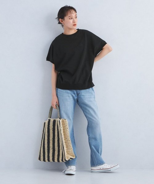 green label relaxing(グリーンレーベルリラクシング)/【別注】＜Champion＞フレンチスリーブ スウェット プルオーバー カットソー/img06