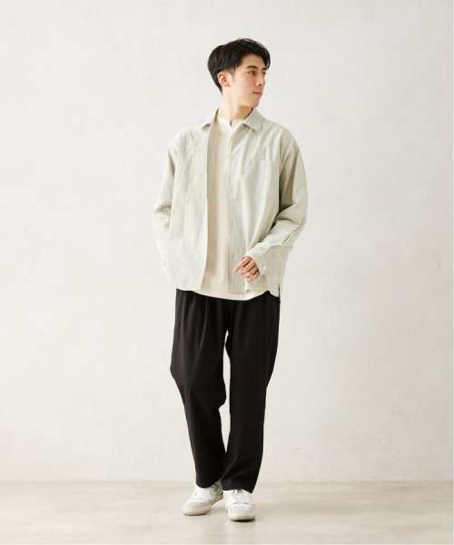 JOURNAL STANDARD relume Men's(ジャーナルスタンダード　レリューム　メンズ)/JAMES FABRIC コットンリネンオープンカラーシャツ/img04