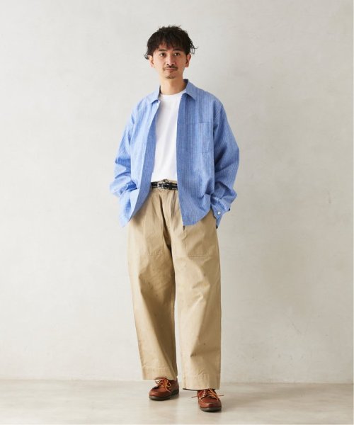 JOURNAL STANDARD relume Men's(ジャーナルスタンダード　レリューム　メンズ)/JAMES FABRIC コットンリネンオープンカラーシャツ/img35