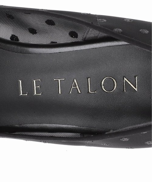 LE TALON(ル　タロン)/《追加予約》5cmポインテッドチュールドットパンプス/img20
