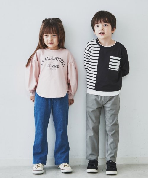 THE SHOP TK（KID）(ザ　ショップ　ティーケー（キッズ）)/【110－160/大人気のびーるパンツ】ストレート＆フレア/img05