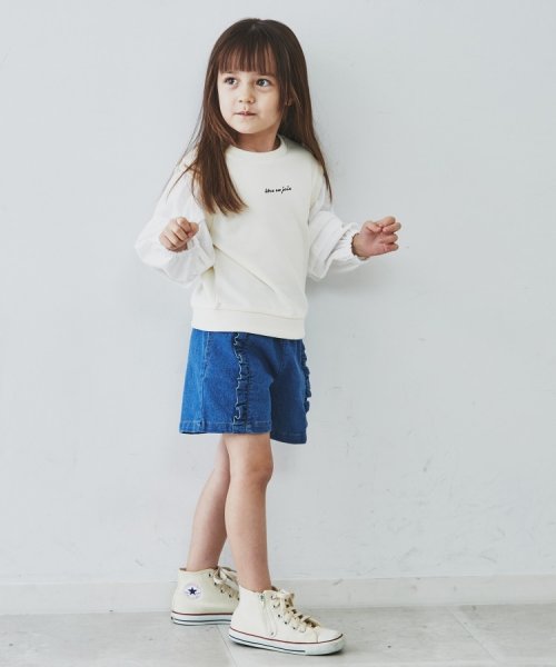 THE SHOP TK（KID）(ザ　ショップ　ティーケー（キッズ）)/【110－150】フリルキュロットパンツ/img02