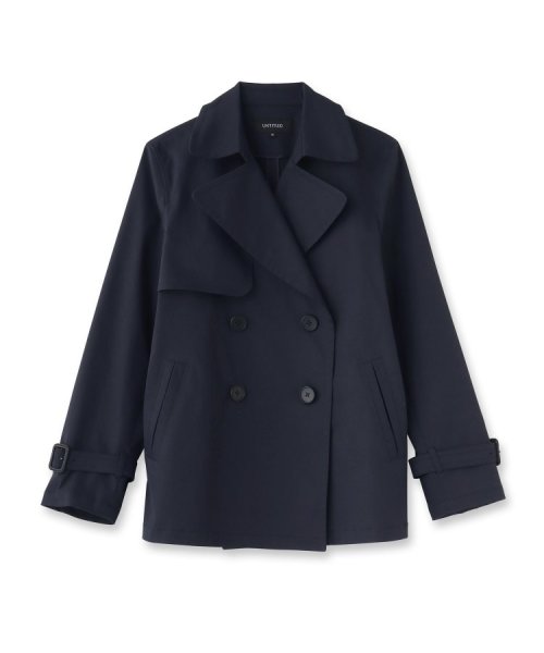 【人気急上昇！／撥水／UV】Aライン ショートトレンチコート UV 商品番号：153