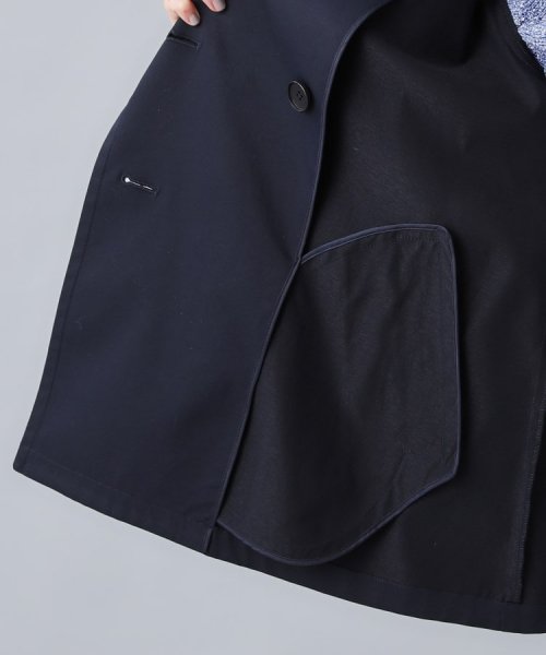 【人気急上昇！／撥水／UV】Aライン ショートトレンチコート UV 商品番号：153