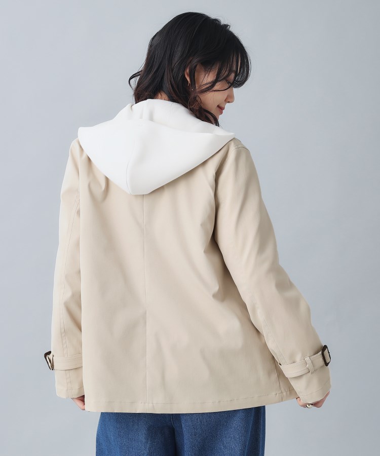 人気急上昇！／撥水／UV】Aライン ショートトレンチコート