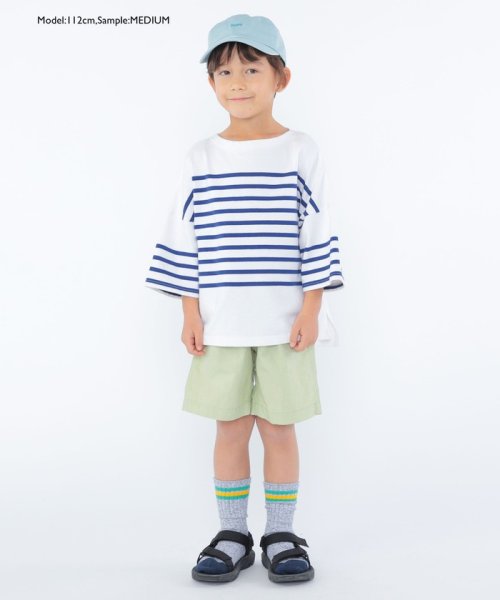 SHIPS KIDS(シップスキッズ)/SHIPS KIDS:100～170cm / パネル ボーダー 半袖 TEE/img28