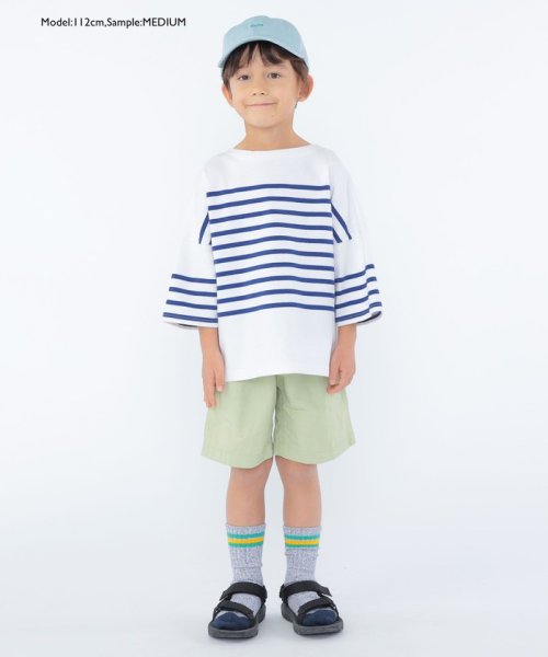 SHIPS KIDS(シップスキッズ)/SHIPS KIDS:100～170cm / パネル ボーダー 半袖 TEE/img30