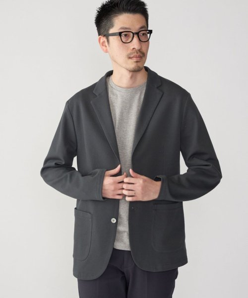 SHIPS: ジャージー リップルジャケット 