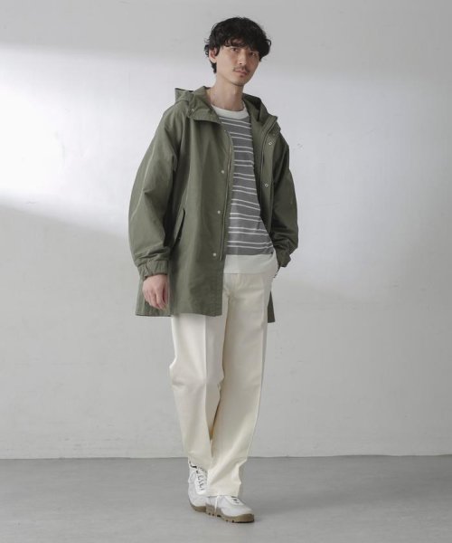 スプリットヤーンタフタショートモッズコート 着用サイズ