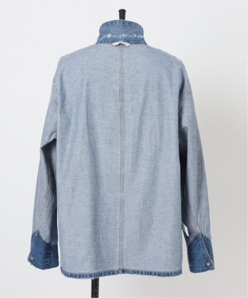 デニム カバーオール ブリーチ加工で雰囲気のある仕上がりとなっています 予めご了承ください