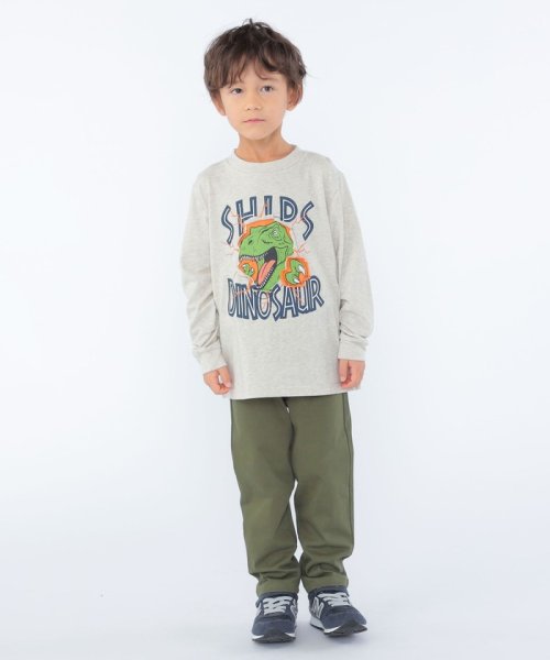 SHIPS KIDS(シップスキッズ)/SHIPS KIDS:100～130cm / 恐竜 プリント 長袖 TEE/img07