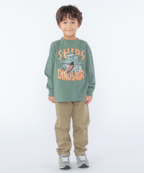 SHIPS KIDS(シップスキッズ)/SHIPS KIDS:100～130cm / 恐竜 プリント 長袖 TEE/img27