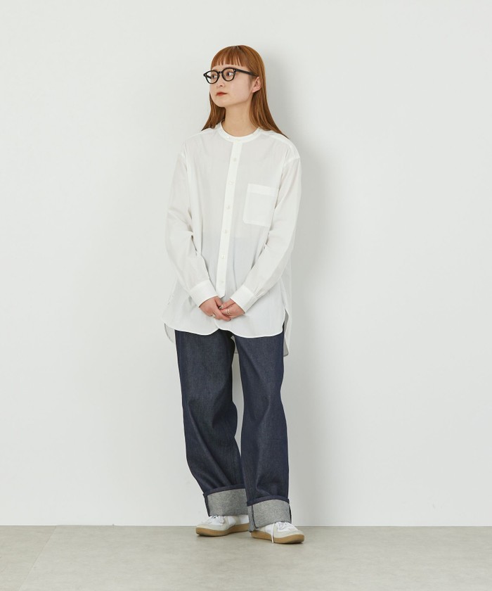 GREY LABEL バンドカラーシャツ