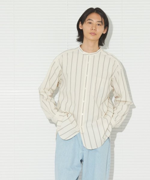 MACKINTOSH PHILOSOPHY(マッキントッシュ フィロソフィー)/GREY LABEL バンドカラーチェックシャツ/img01