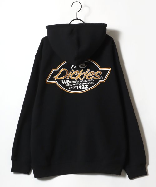 LAZAR(ラザル)/【Lazar】Dickies/ディッキーズ 別注 オーバーサイズ 裏起毛 ロゴ バックプリント ワンポイント刺繍 スウェット ジップアップパーカー/長袖 トップ/img18