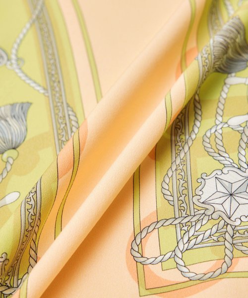 【洗える】ヴィンテージスカーフプリントカーディガン【セットアップ対応】 品番 GGM24020