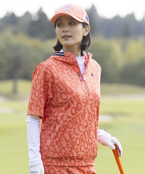 le coq sportif GOLF (ルコックスポルティフ（ゴルフ）)/【ストレッチフォーサー】半袖ジャガードパーカー/img06