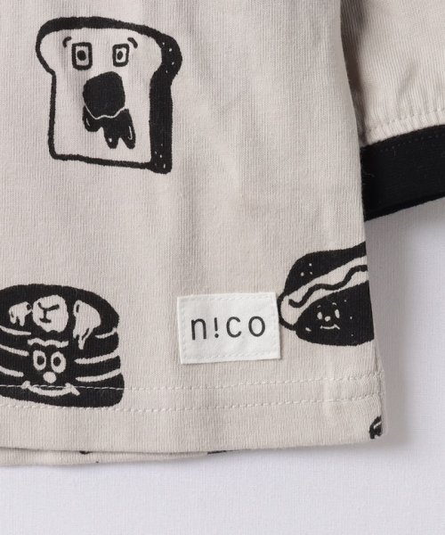 nico hrat(ニコフラート)/JUNK柄ロングＴシャツ/img04