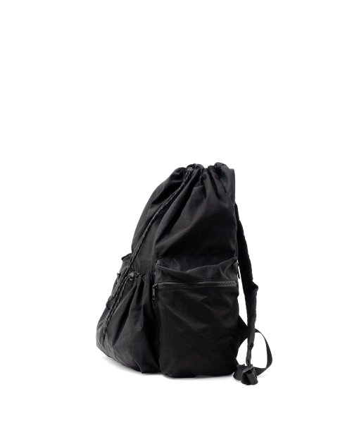 巾着ナイロンリュックサック【aroco/アロコ】レディース おしゃれ 軽量 大容量 ユニセックス a4 クッション材入りポケット ノートPC 軽量 アウトドア 人気・おすすめ｜省スペース設計・旅行向けにおすすめ お得商品 プライバシー配送 翌日お届け対応