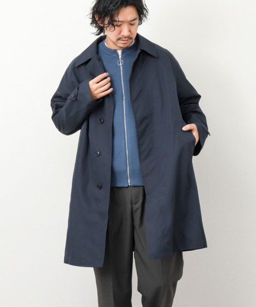 NOLLEY’S goodman(ノーリーズグッドマン)/【TAION/タイオン】《限定展開 / ビジカジ対応》別注NON DOWN BAL COLLAR COAT  ステンカラー バルカラーコート/img02